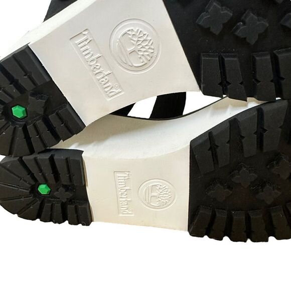 TIMBERLAND ~ Koralyn BLACK LEATHER PLATFORM WEDGE SANDALS ~ SIZE 10 M - Picture 5 of 10